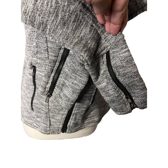 Market & Spruce women’s large Moto jacked long sleeve zip pockets - Picture 8 of 14